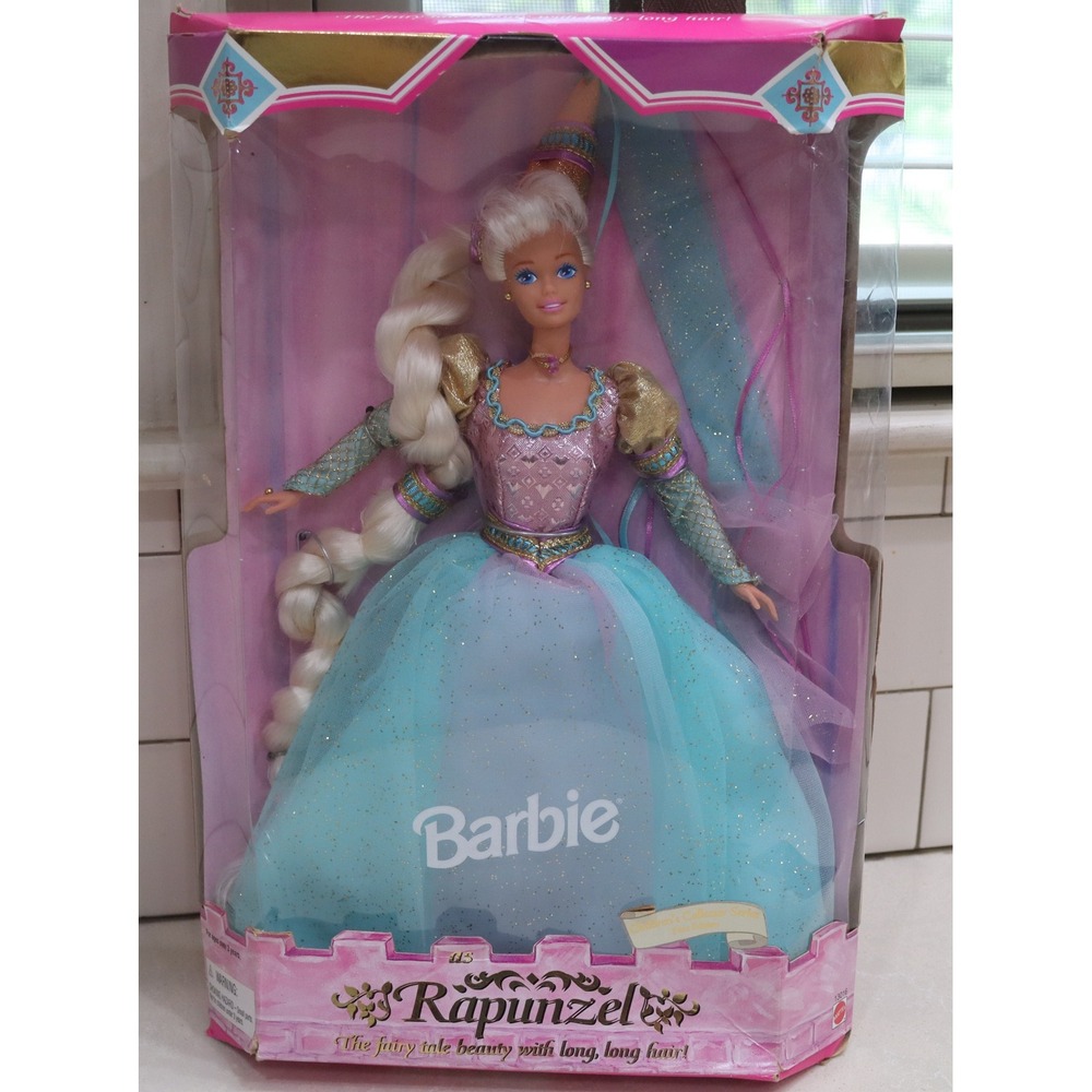 Vintage 1994 Barbie as Rapunzel First Edition Collector Series Doll 13016 Mattel
